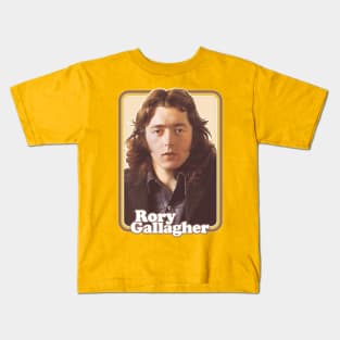 Rory Gallagher / Vintage Look Fanart Design Kids T-Shirt